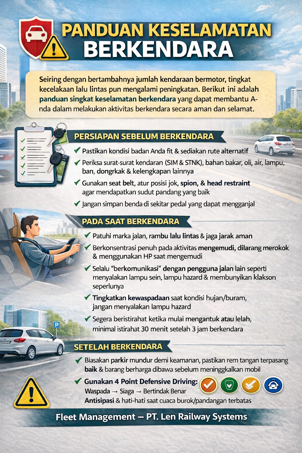 Panduan Keselamatan Berkendara